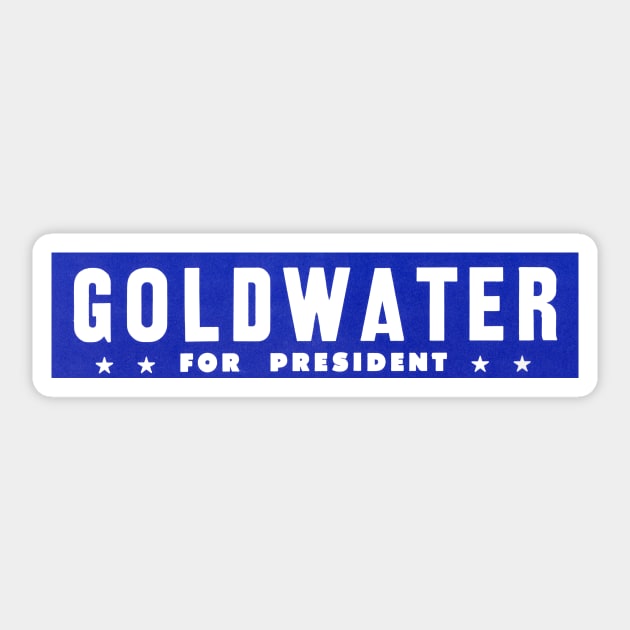 1964 Barry Goldwater for President Sticker by historicimage